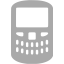 dark gray blackberry icon