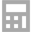 dark gray calculator 6 icon