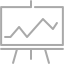 dark gray chart 2 icon