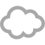 dark gray cloud icon