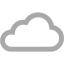 dark gray clouds icon