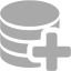 dark gray data recovery icon