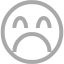 dark gray emoticon 27 icon