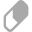 dark gray eraser icon