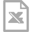 dark gray excel 2 icon