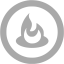 dark gray feedburner 5 icon