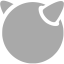 dark gray free bsd icon