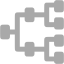 dark gray genealogy icon