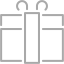 dark gray gift 4 icon