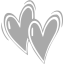 dark gray heart 20 icon