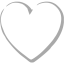 dark gray heart 59 icon