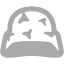 dark gray helmet icon