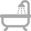 dark gray hot tube icon