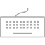 dark gray keyboard 3 icon