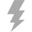 dark gray lightning bolt icon
