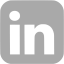 dark gray linkedin 6 icon