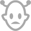 dark gray martian icon