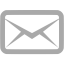 dark gray message outline icon