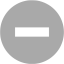 dark gray minus 8 icon