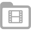 dark gray movies icon