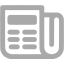 dark gray newspaper icon