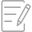 dark gray notepad icon