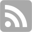 dark gray rss 3 icon