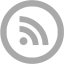 dark gray rss 5 icon