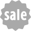 dark gray sale icon