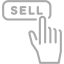 dark gray sell 2 icon