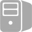 dark gray server icon