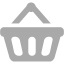 dark gray shopping basket icon