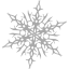 dark gray snowflake 14 icon