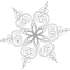 dark gray snowflake 29 icon