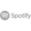 dark gray spotify 2 icon