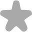 dark gray star 23 icon