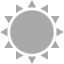 dark gray sun 6 icon