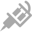 dark gray tattoo machine icon