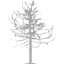 dark gray tree 79 icon