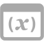 dark gray variable icon