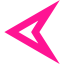 deep pink arrow 100 icon