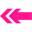 deep pink arrow 124 icon