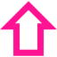 deep pink arrow 136 icon