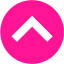 deep pink arrow 144 icon