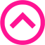 deep pink arrow 145 icon