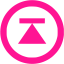 deep pink arrow 162 icon