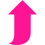 deep pink arrow 173 icon