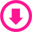 deep pink arrow 220 icon