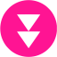 deep pink arrow 227 icon