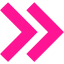 deep pink arrow 31 icon